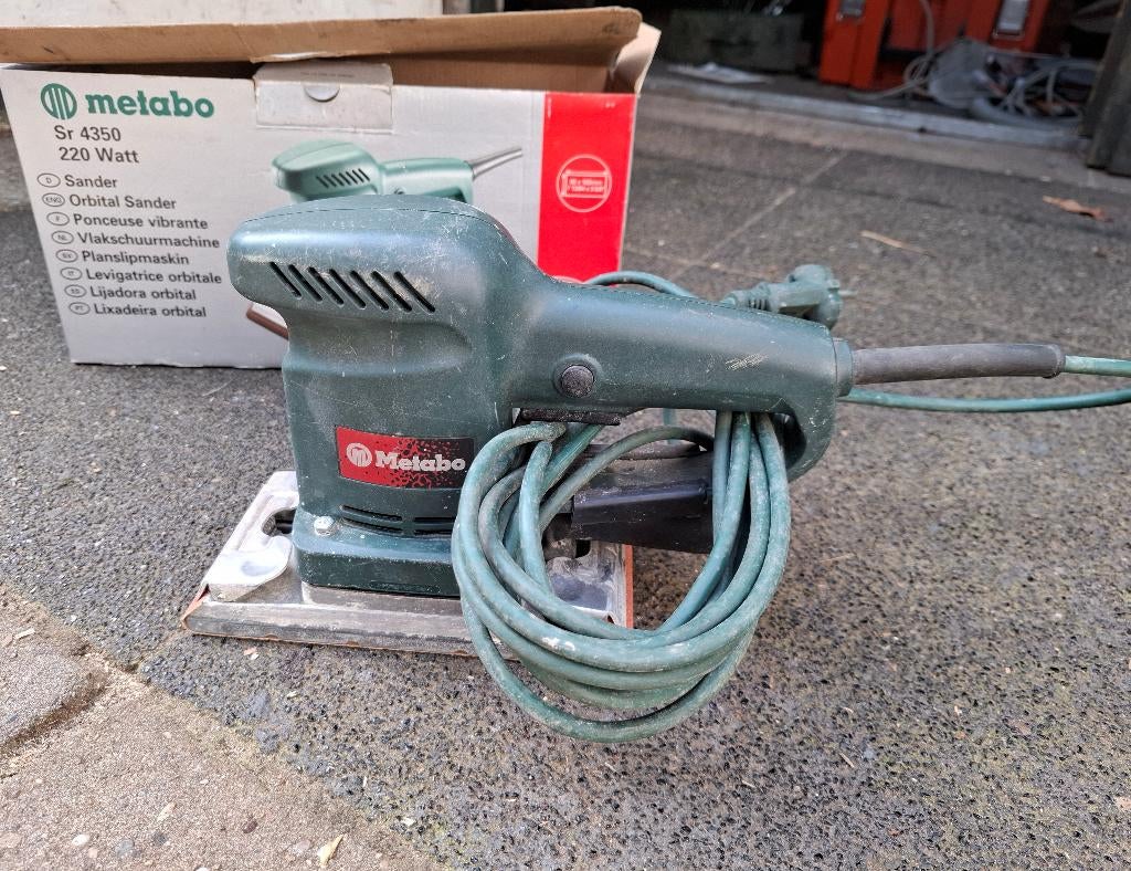 vlakschuurmachine Metabo sr 4350, Ophalen, Zo goed als nieuw, Minder dan 600 watt, Vlakschuurmachine