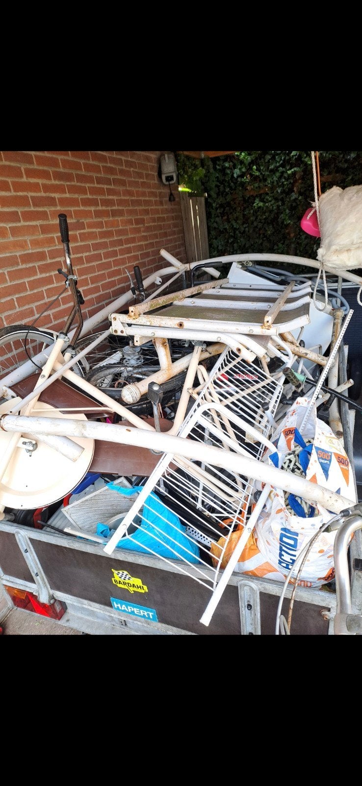 gezocht oud ijzer Zutphen en omgeving, Ophalen