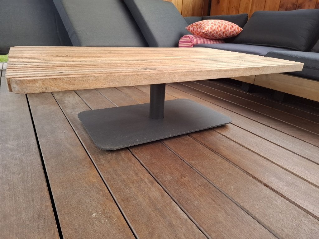 Tuintafel, Ophalen, Zo goed als nieuw, Rechthoekig, Hout