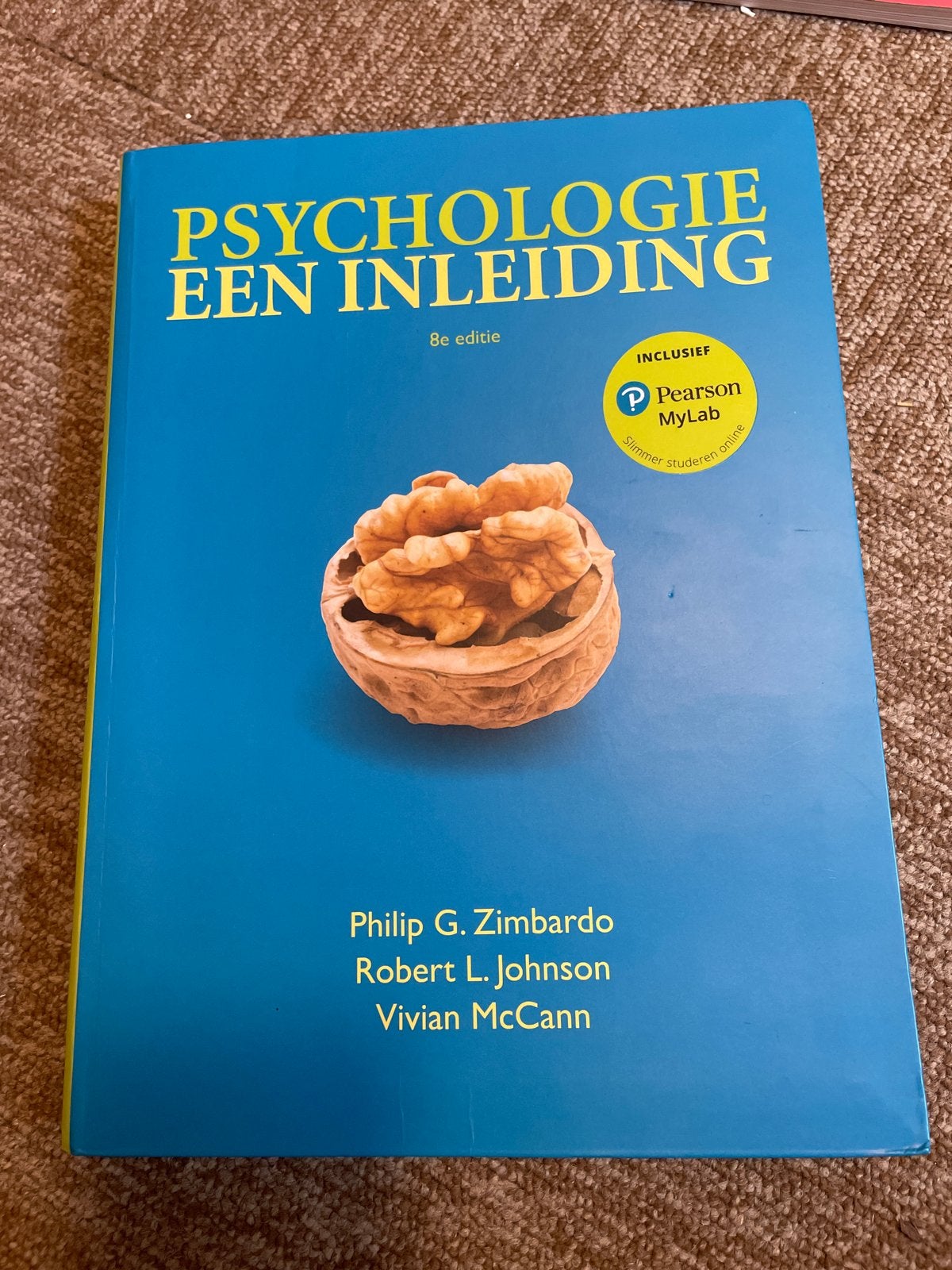 Psychologie een inleiding - 8e editie Zimbardo, Boeken, Studieboeken en Cursussen, Ophalen of Verzenden, Gamma, Zo goed als nieuw