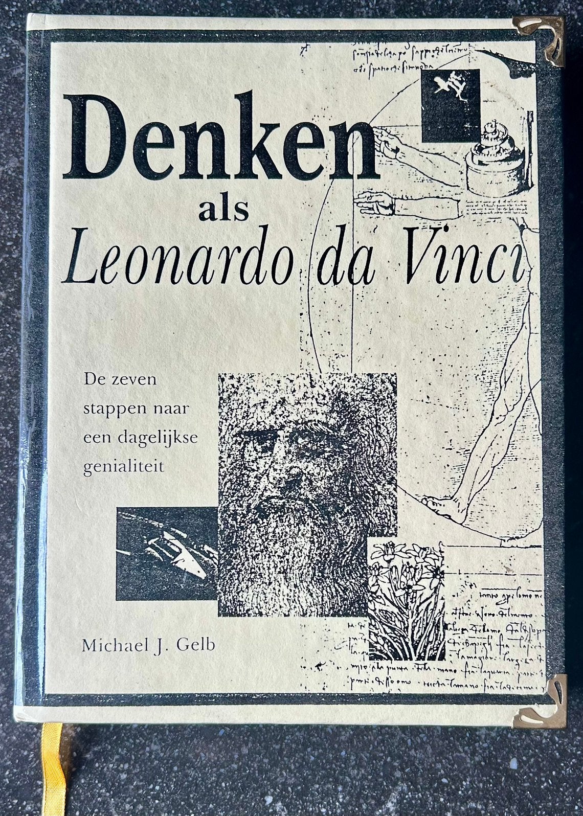 Michael J. Gelb - Denken als Leonardo da Vinci - Hardcover, Ophalen of Verzenden, Zo goed als nieuw, Michael J. Gelb