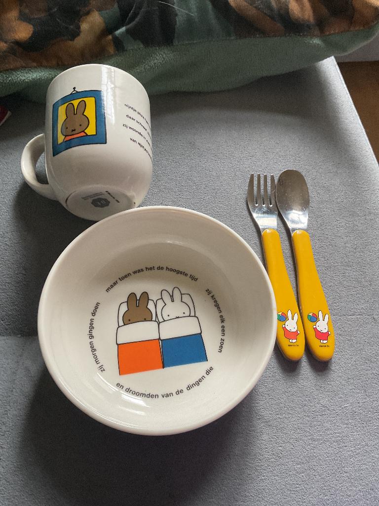 Nijntje servies / setje, Overige typen, Ophalen of Verzenden, Zo goed als nieuw, Overige stijlen