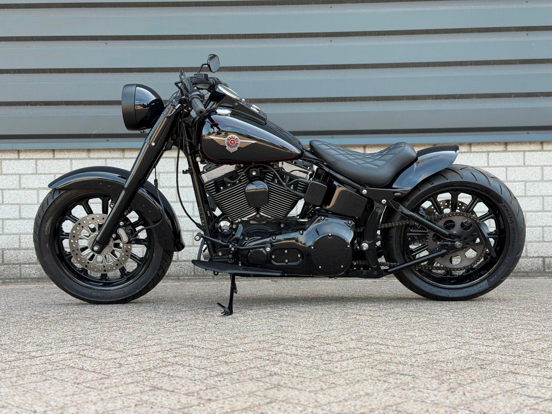 Harley Davidson FLSTF Fat Boy 88 twin came Custom chopper, Chopper, Bedrijf, 1449 cc, Meer dan 35 kW