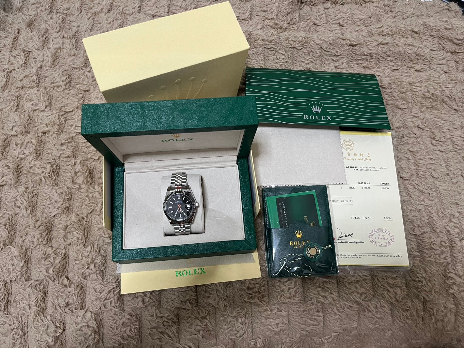 Rolex date just, Staal, Polshorloge, Nieuw, Ophalen of Verzenden