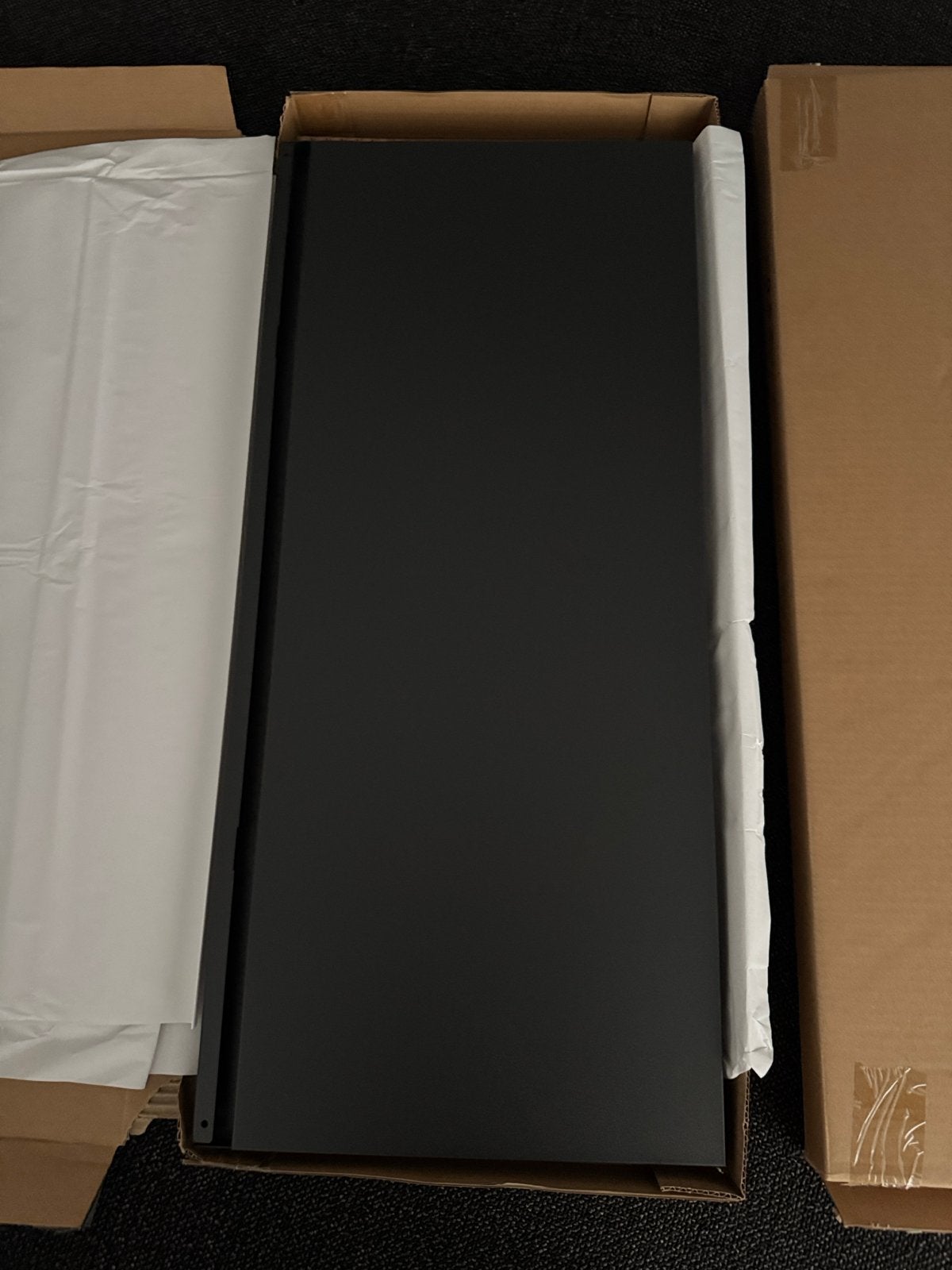 4x BROR plank 84x39 cm zwart (305.122.83), Ophalen, Nieuw