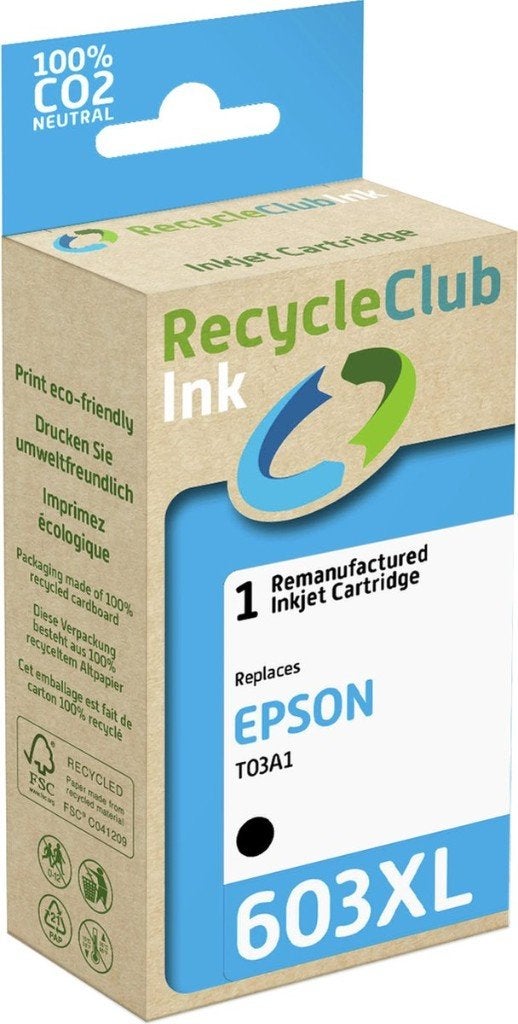 RecycleClub inktcartridge Epson 603XL NIEUW, Computers en Software, Ophalen of Verzenden, Nieuw