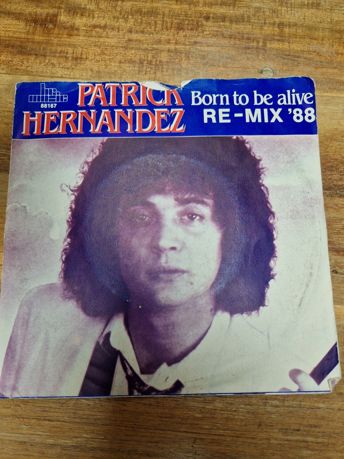 Patrick Hernandez - Born to be alive RE-MIX '88 vinyl single, Ophalen of Verzenden, Gebruikt, Pop