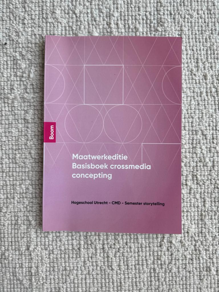Basisboek Crossmedia Concepting - Maatwerkeditie, Boeken, Ophalen of Verzenden, Alpha, Zo goed als nieuw, HBO