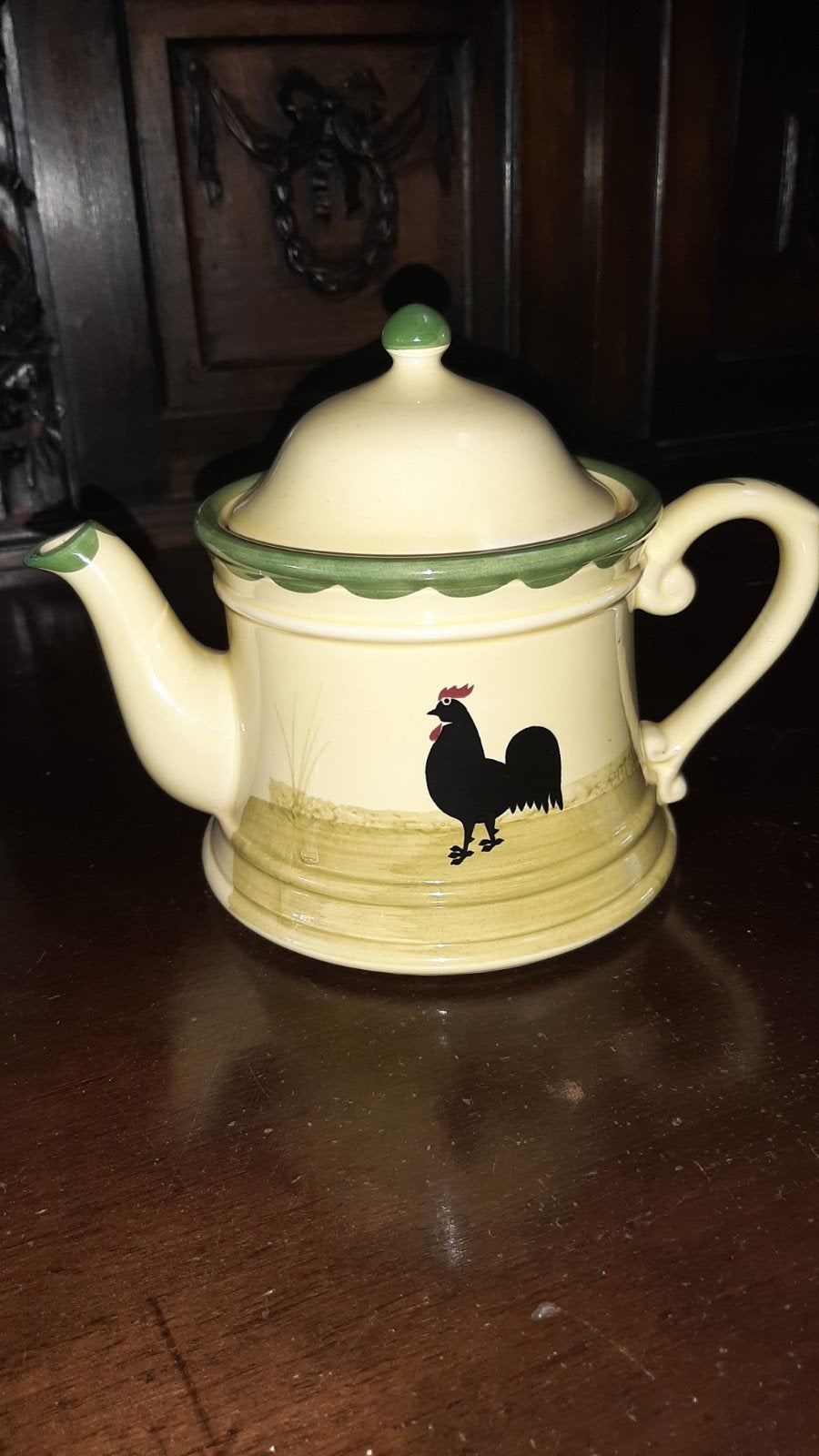 Theepot haan/kip Zeller, Antiek en Kunst, Ophalen of Verzenden