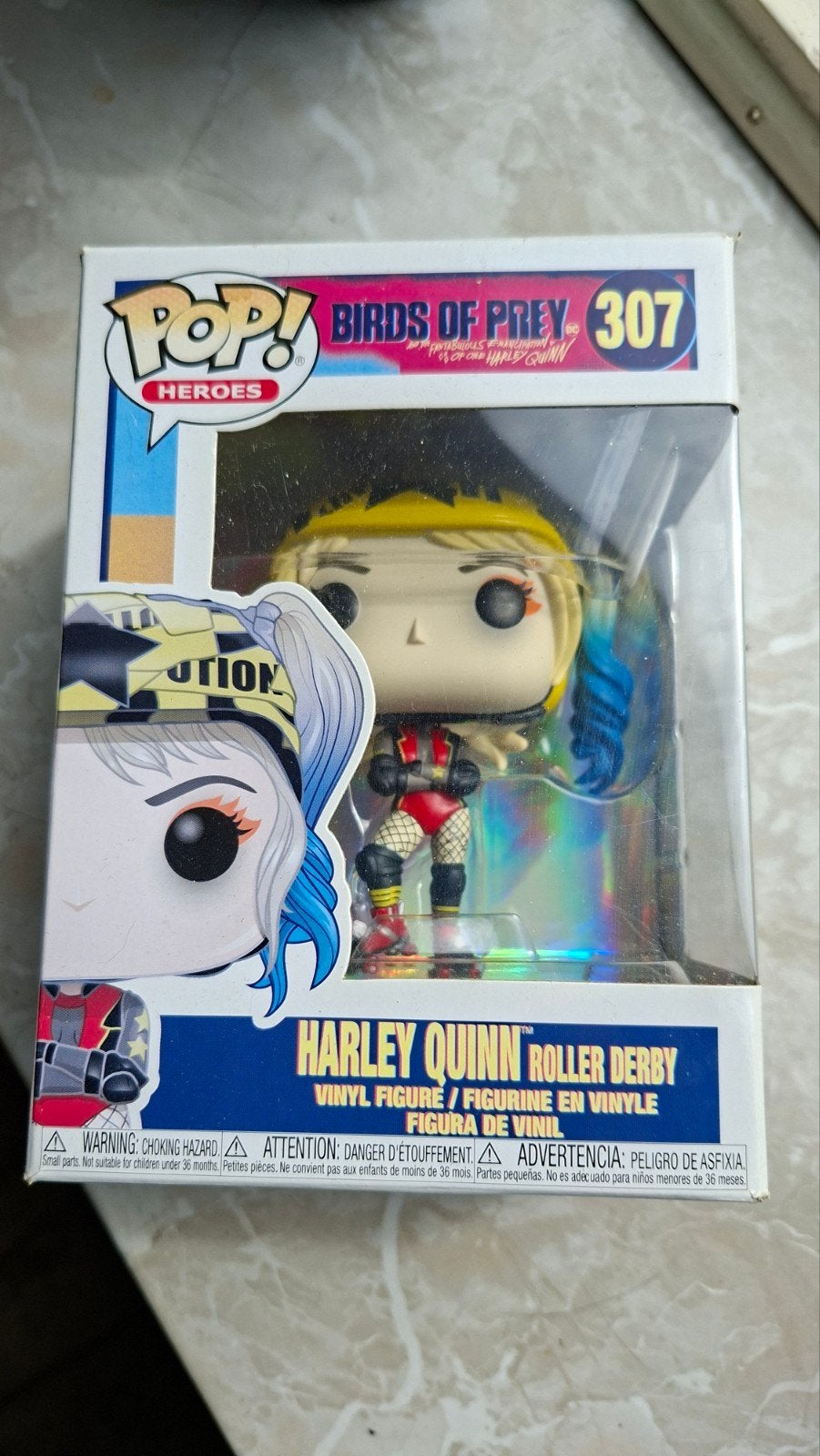 Funko Pop! Heroes: Harley Quinn Roller Derby #307, Ophalen of Verzenden, Zo goed als nieuw