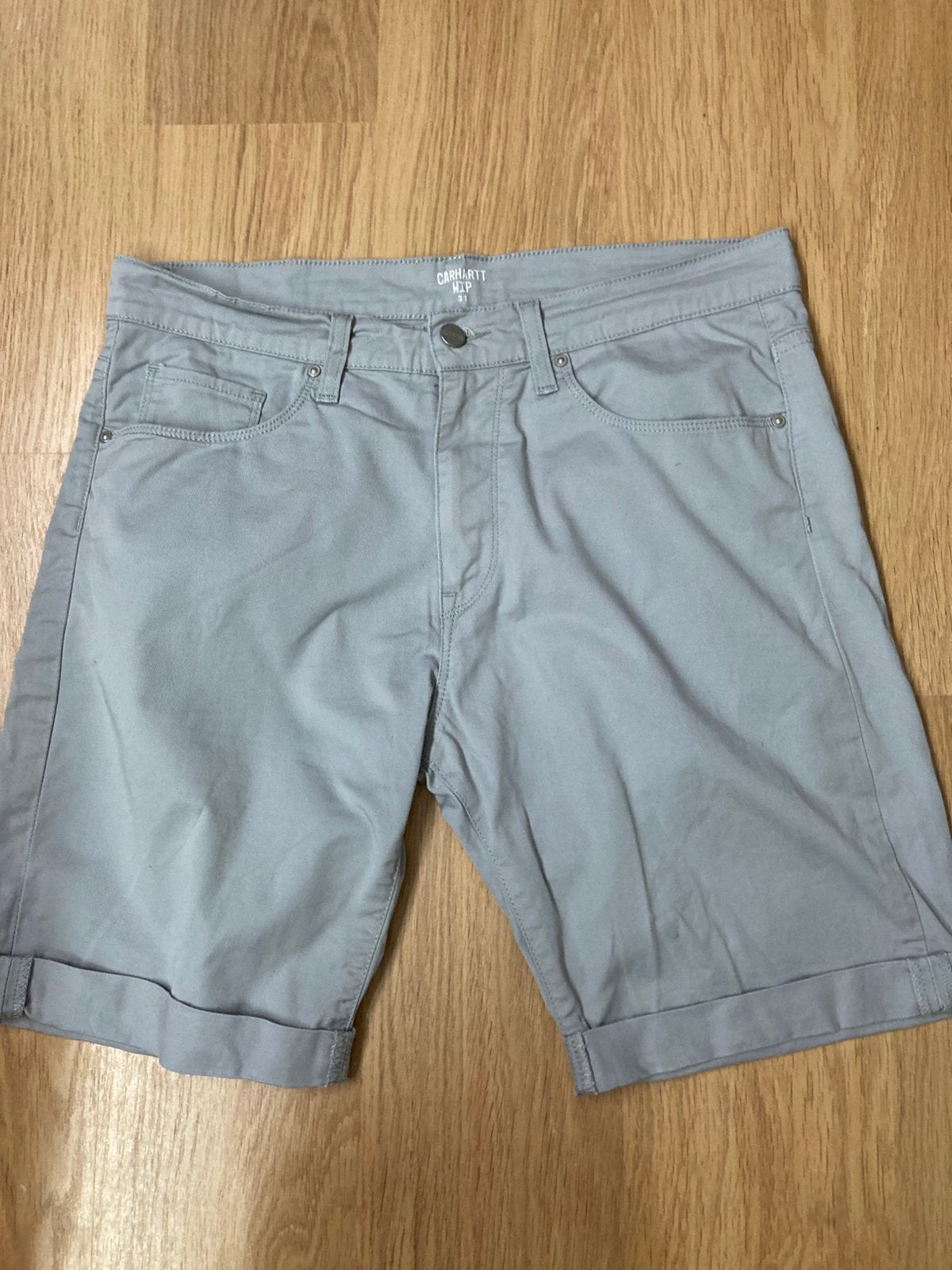 Carhartt WIP Swell Pant - Korte broek - W31 - Grijs, Kleding | Heren, Broeken en Pantalons, Maat 48/50 (M), Carhartt, Ophalen of Verzenden