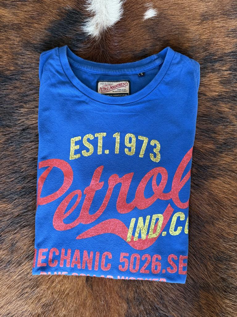 t-shirt - Petrol Industries - maat S - als NIEUW   , Petrol Industries, Blauw, Ophalen of Verzenden, Zo goed als nieuw