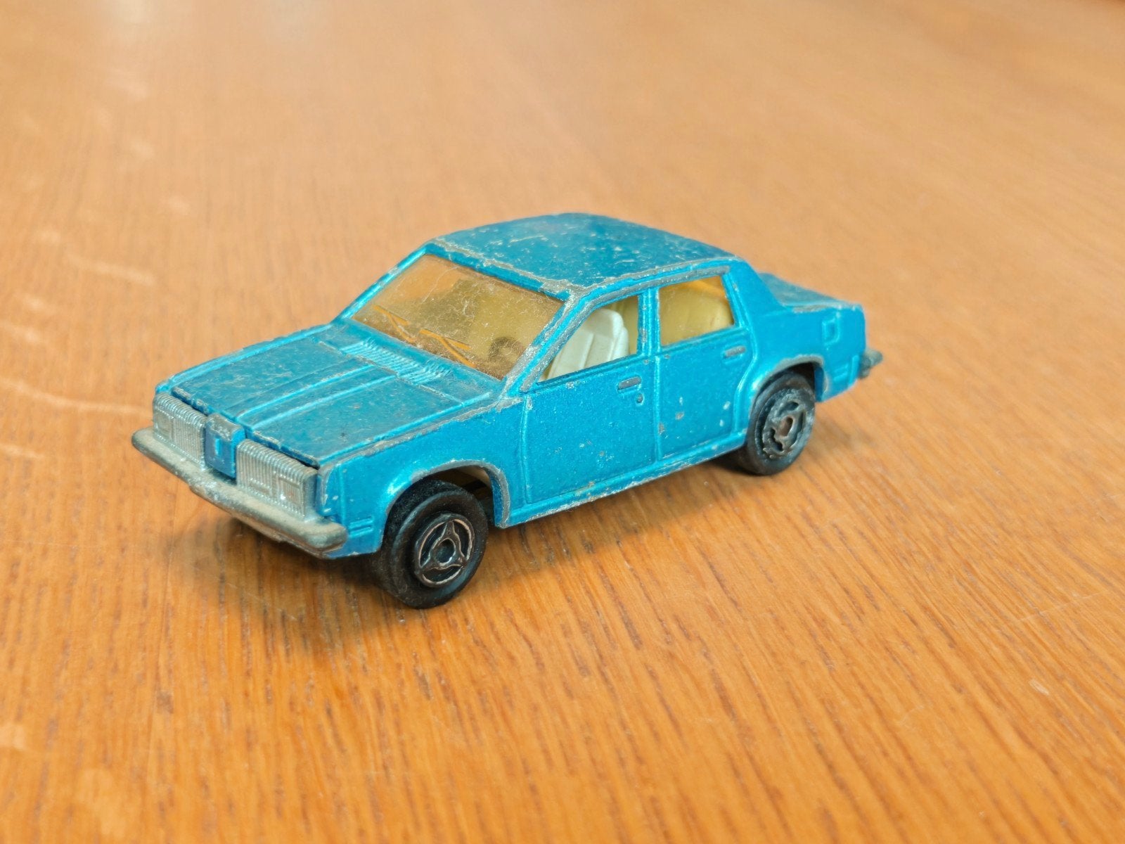 Majorette Oldsmobile BLAUW, Ophalen of Verzenden, Zo goed als nieuw, Auto