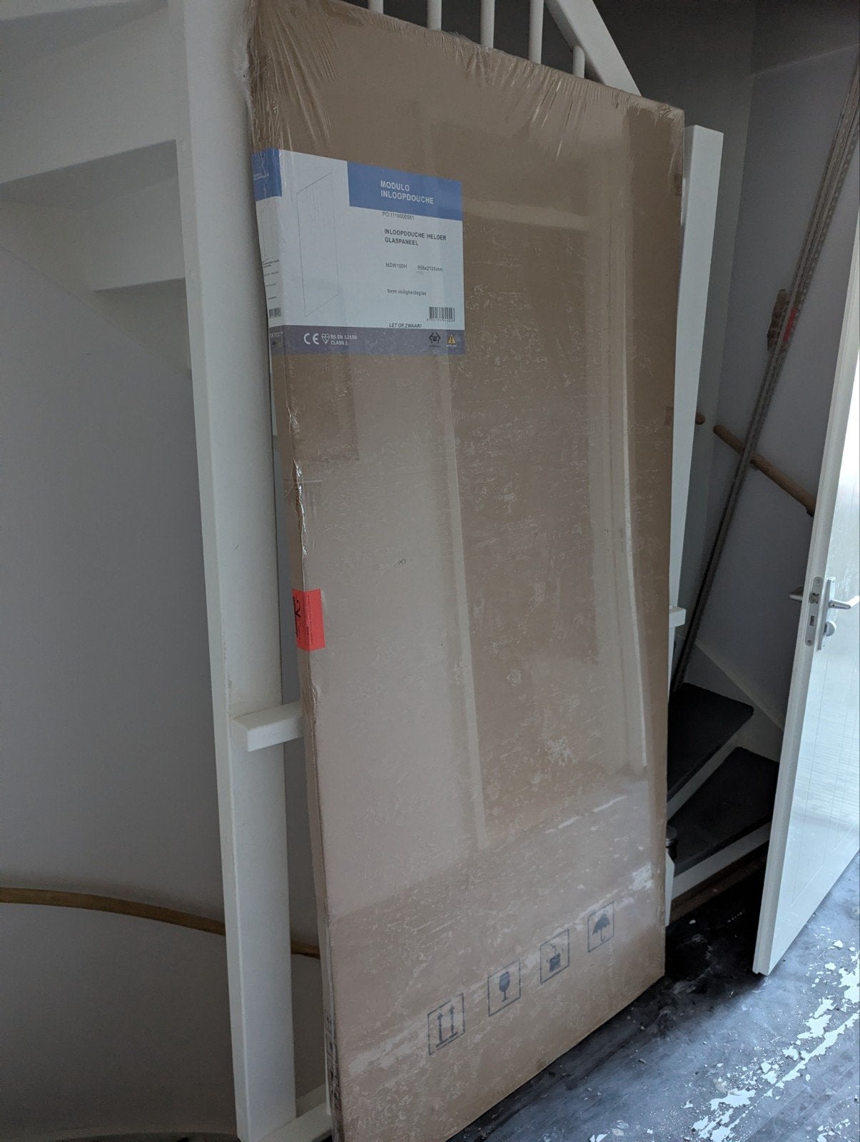 Moduloo Inloopdouche Helder Glaspaneel 958x2100mm ONGEBRUIKT, Ophalen, Nieuw, Met douche