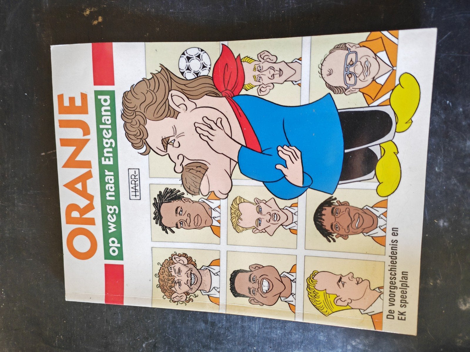 Oranje op weg naar Engeland - Voetbalboek EK 1996, Ophalen of Verzenden, Gelezen, Nick Staben, Balsport