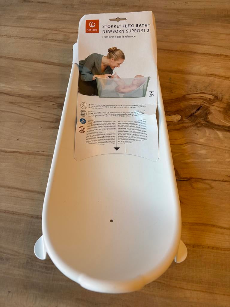 Stokke Flexi Bath Newborn Support 3, Overige merken, Nieuw, Ophalen of Verzenden, Badzitje of Badring