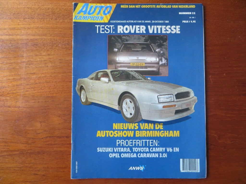 Autokampioen 22 1988 Rover Vitesse, Omega, Camry, Bluebird, Ophalen of Verzenden, Nieuw, Overige merken