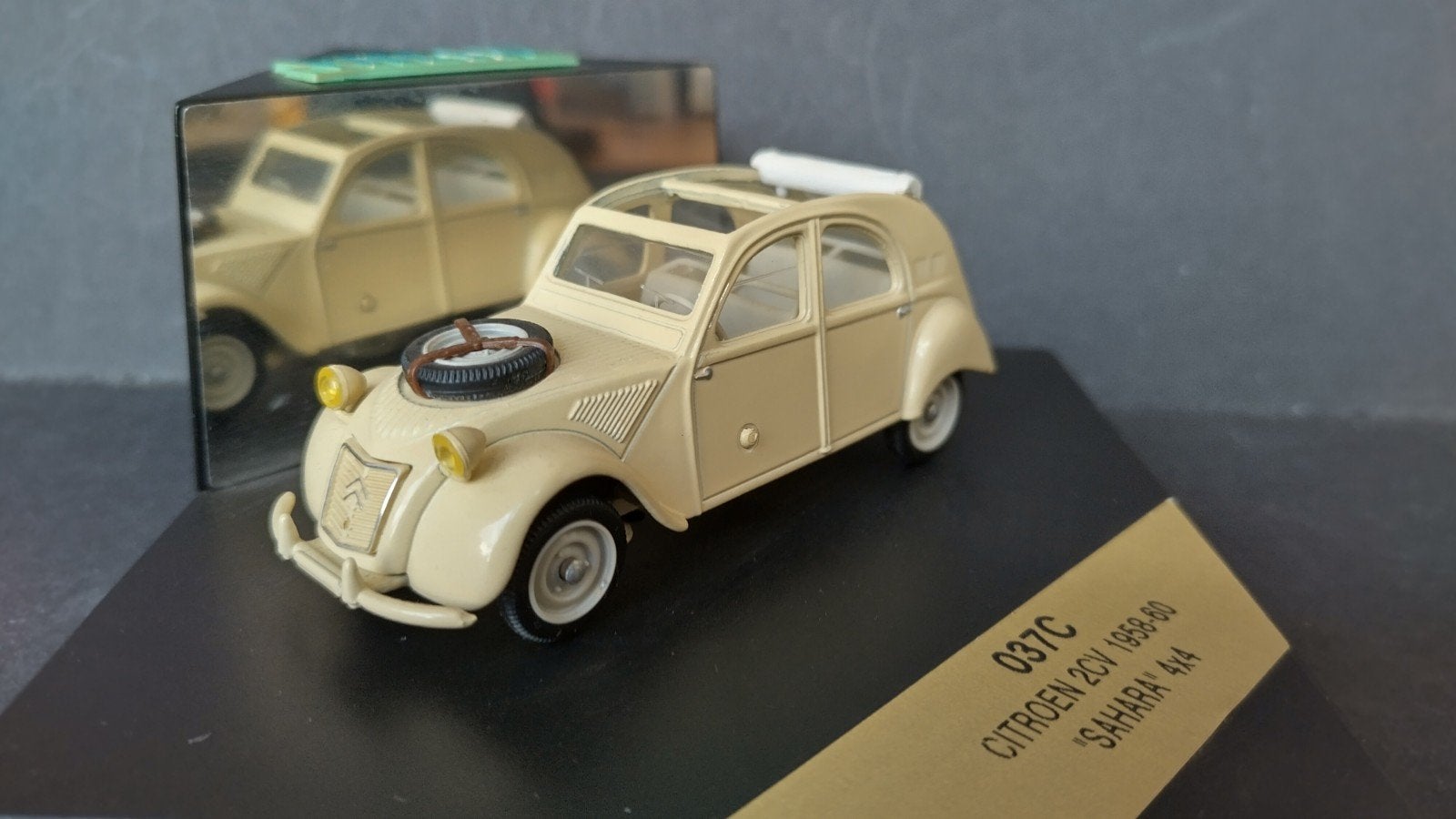 Citroen 2cv Sahara 4x4. 1958 1:43 Vitesse Pol, Overige merken, Auto, Verzenden, .