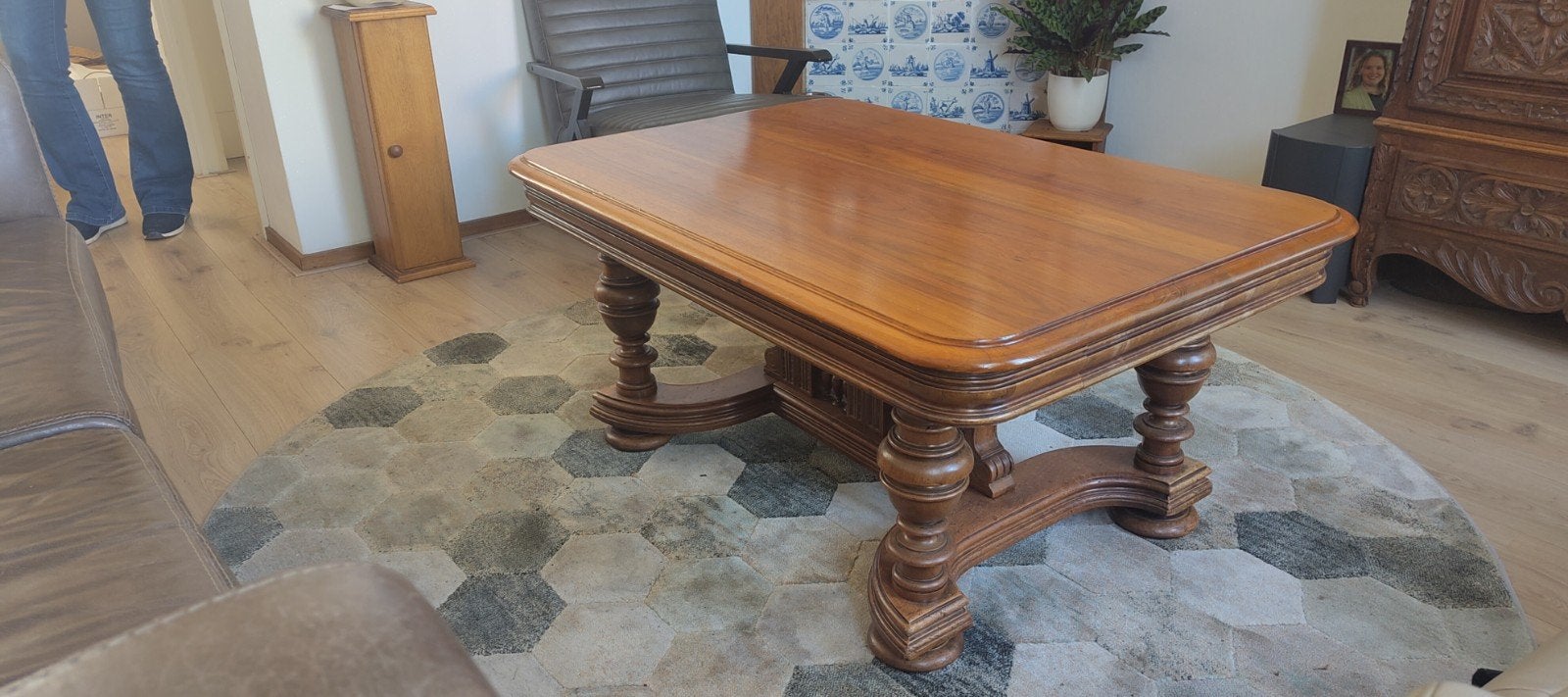 Prachtige antieke Franse salontafel., Ophalen