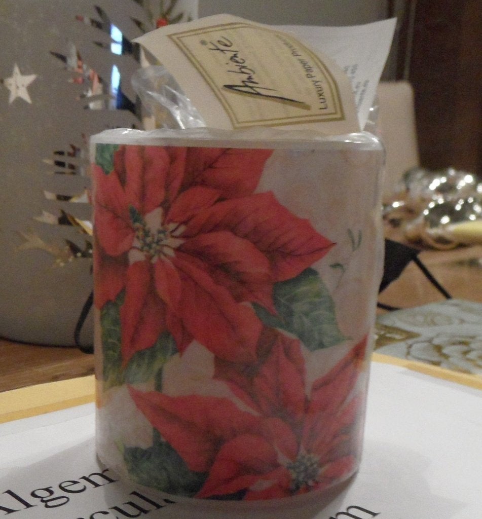 Ambiente lampionkaarsje, geheel nieuw, kerstster design, Ophalen of Verzenden, Nieuw