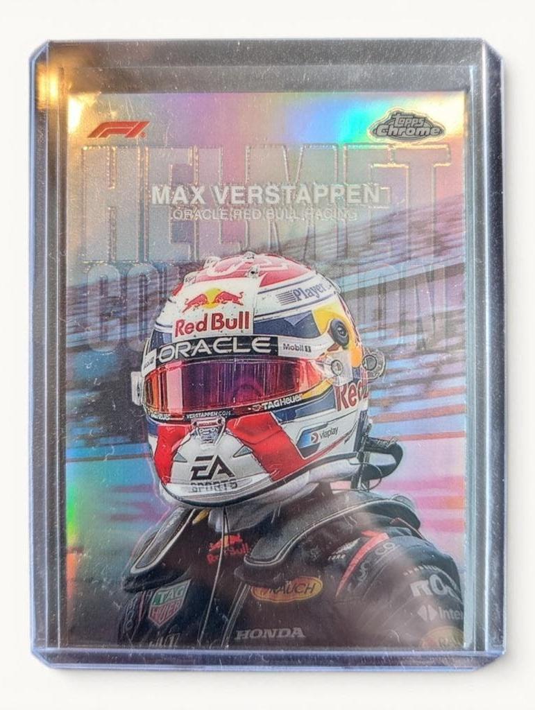 Topps chrome f1 2024 max verstappen HC-01, Ophalen of Verzenden, Zo goed als nieuw, Plaatje