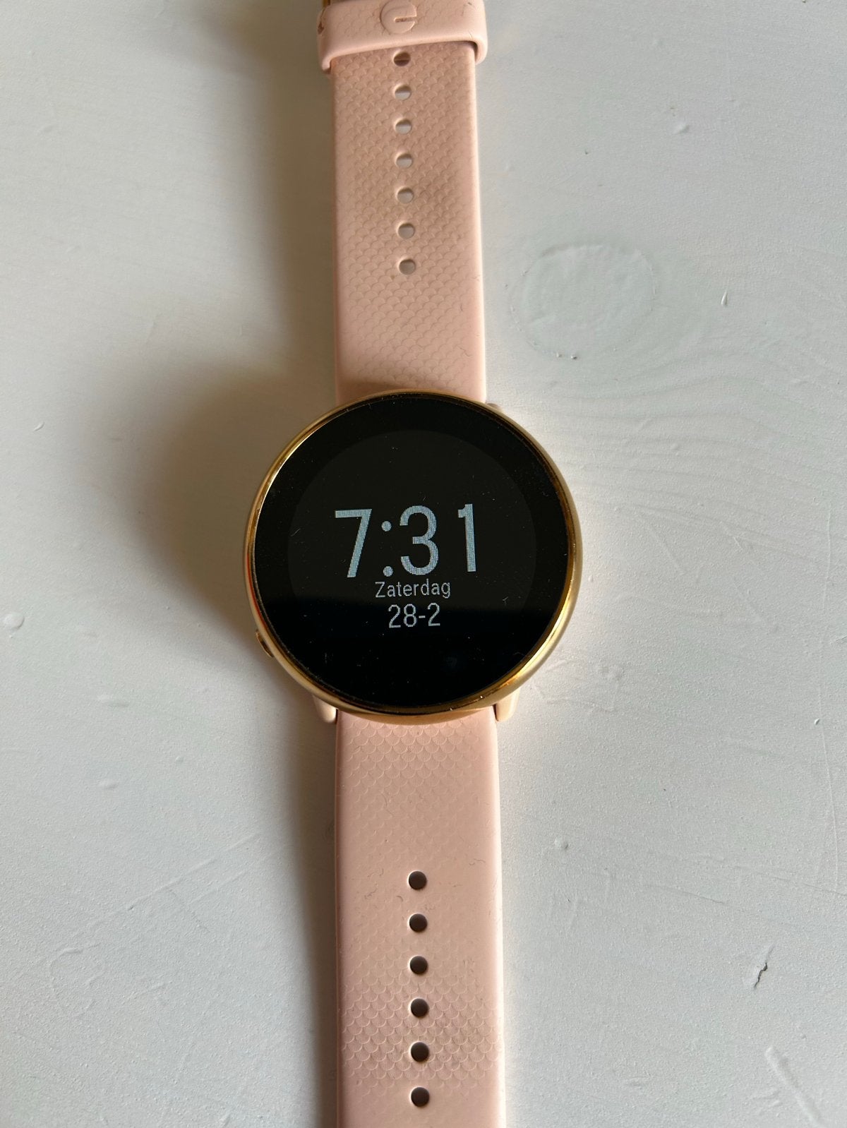 Polar Ignite 2 S-L Champagne/Goud Fitness Horloge, Ophalen, Android, Afstand, Gebruikt