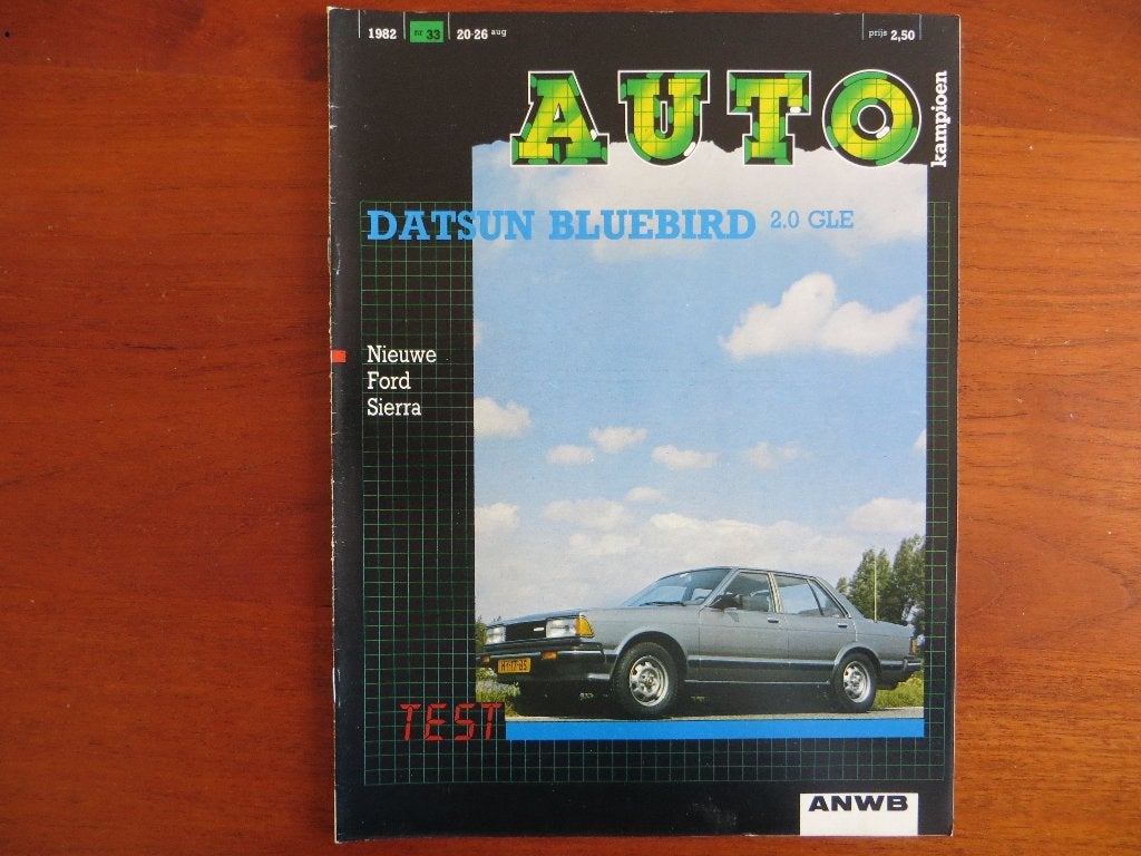 Autokampioen 33 1982 Datsun Bluebird, Ford Sierra, VW Polo, Verzenden, Nieuw, Ford