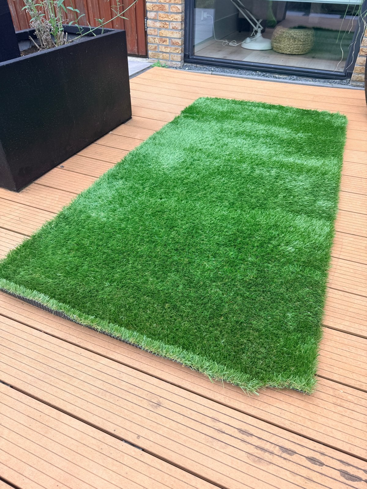 Hoogwaardig kunstgras speelmat 200x100 cm, Ophalen, Gebruikt, Minder dan 10 m², Kunstgras
