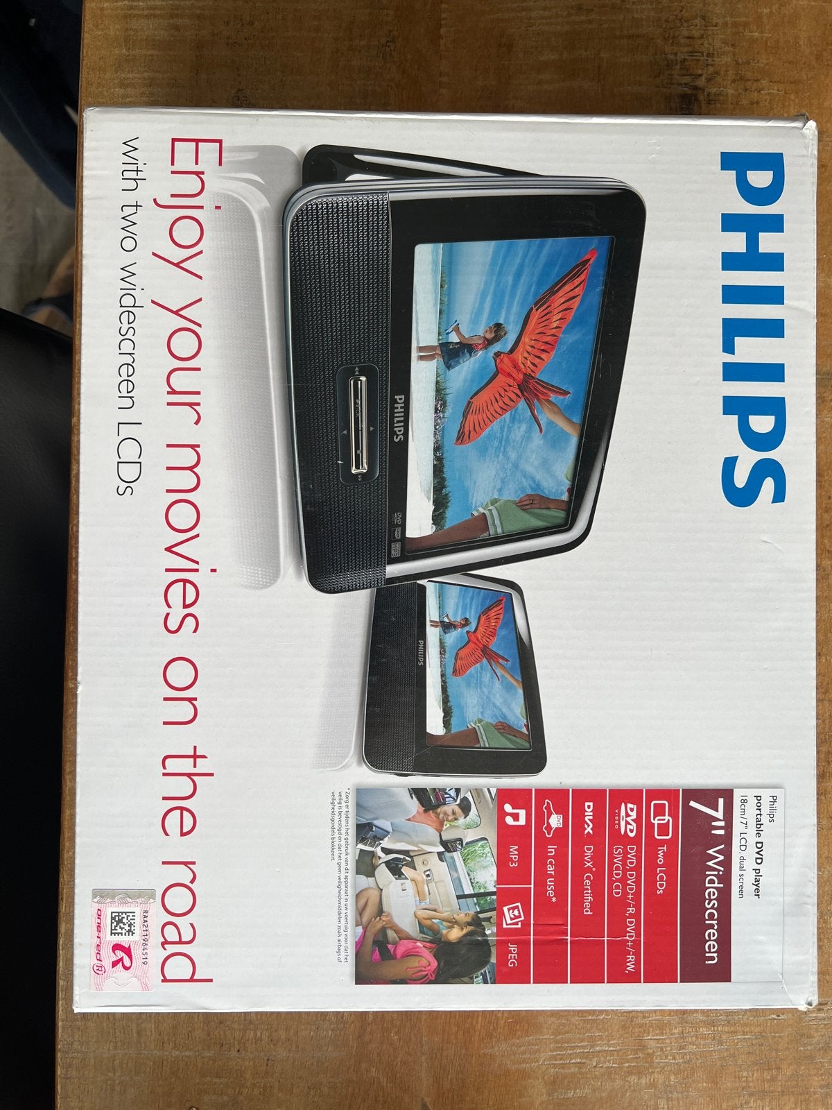 Philips Draagbare DVD-speler met 7" Widescreen LCD's, Audio, Tv en Foto, Dvd-spelers, Philips, Draagbaar, Nieuw, Ophalen