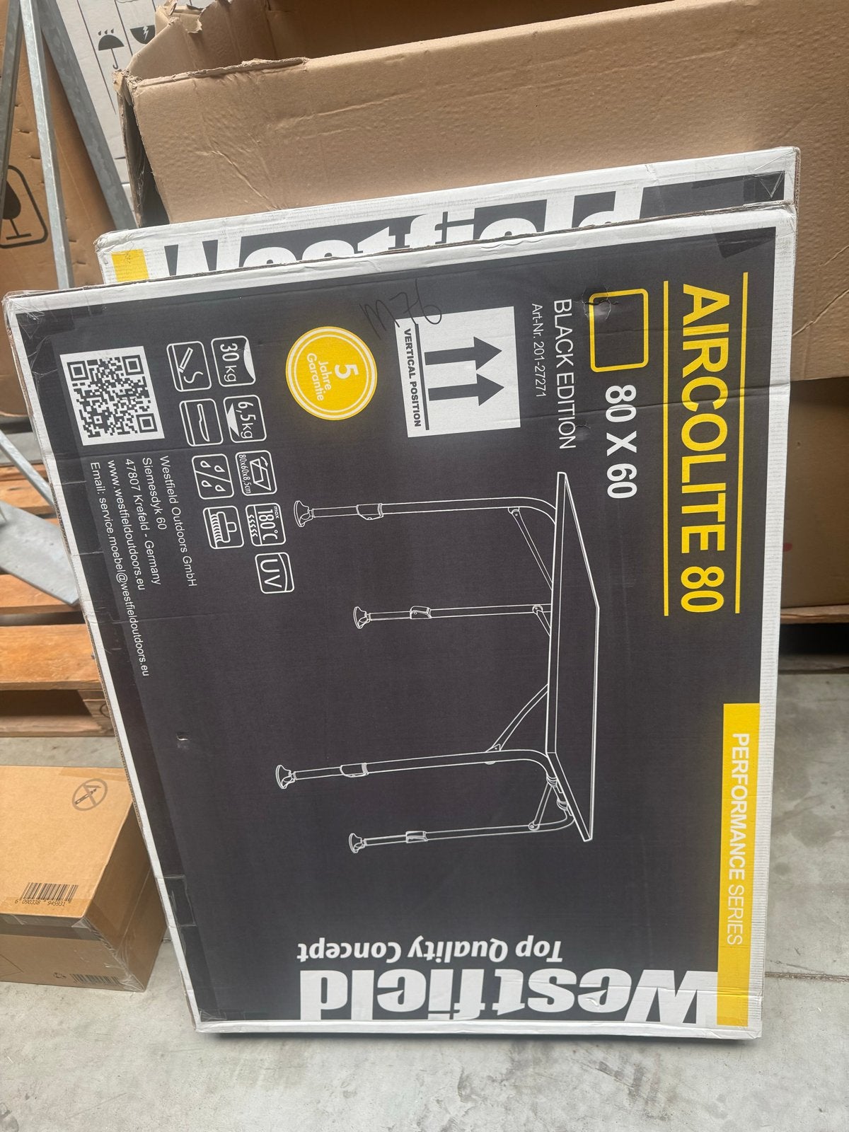 Westfield Aircolite 80 Campingtafel - Nieuw in doos, O, Campingtafel, O, O