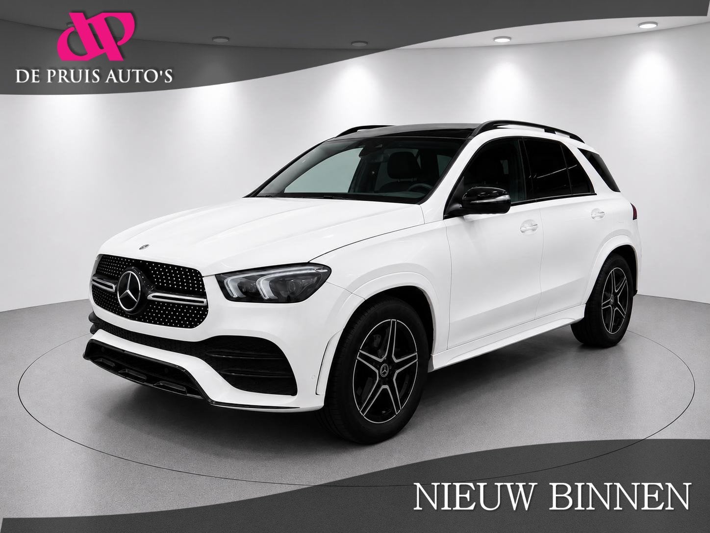 Mercedes-Benz GLE-klasse 400 D AMG Grijs Kenteken luchtverin, Auto's, Mercedes-Benz, Stof, 2925 cc, Met garantie (alle), GLE