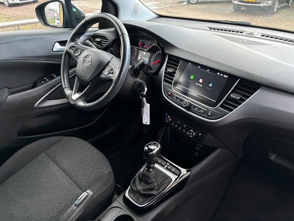 Opel Crossland 1.2 Turbo Edition | DAB+ + Carplay/Android +, Gebruikt, 1199 cc, Zwart, Origineel Nederlands