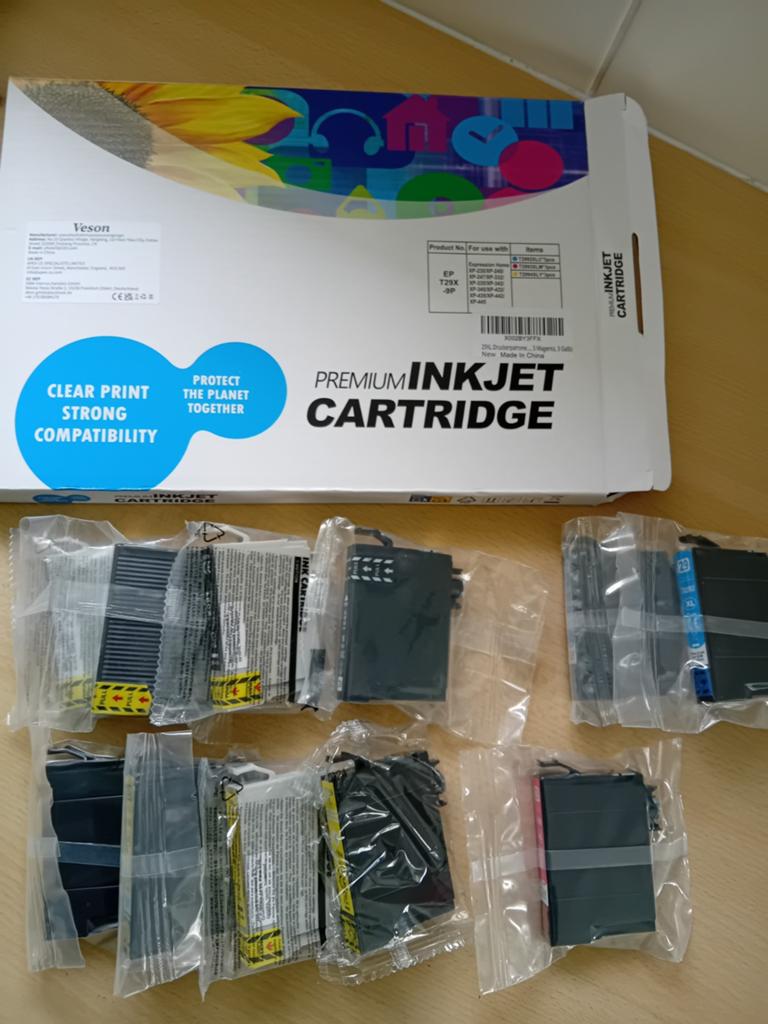 Premium Inkt Cartridges voor Epson (4x zwart, 4x geel, 2x bl, Computers en Software, Ophalen of Verzenden, Nieuw