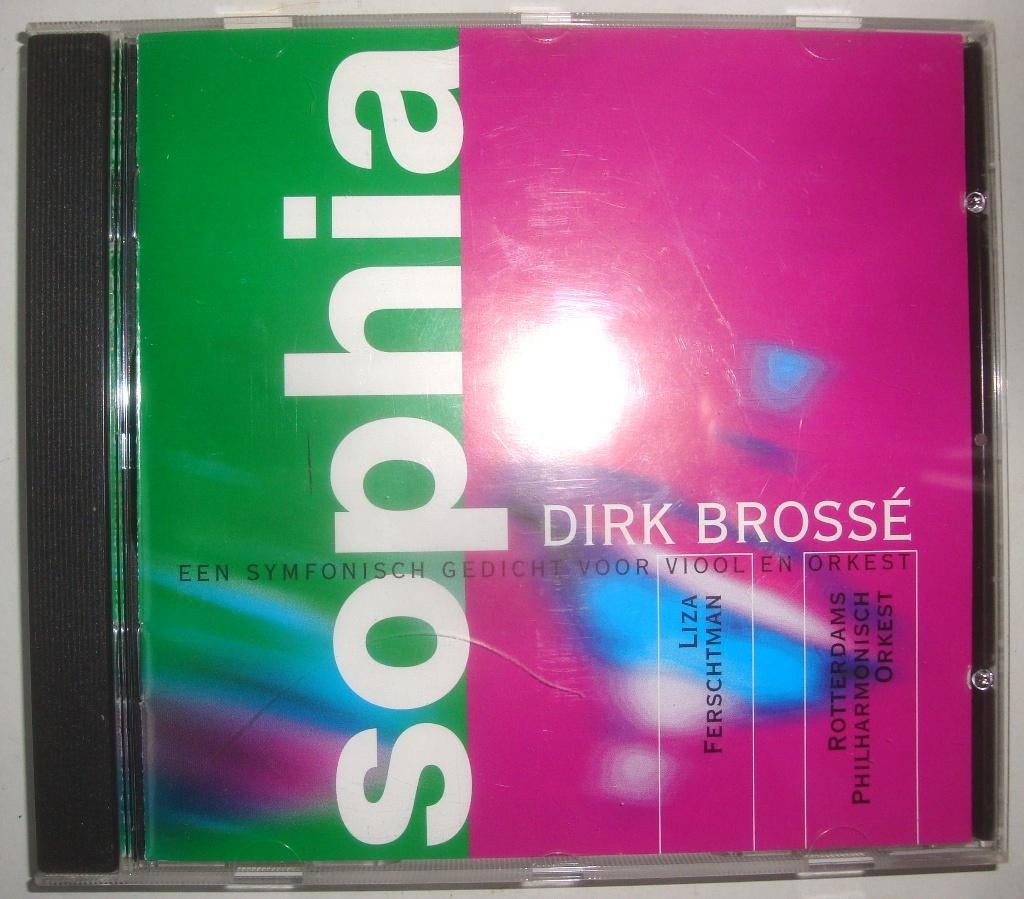 CD Dirk Brossé Sophia: Principals, Hope fot Artemisia, Elegy, Ophalen of Verzenden, Modernisme tot heden, Zo goed als nieuw, Orkest of Ballet