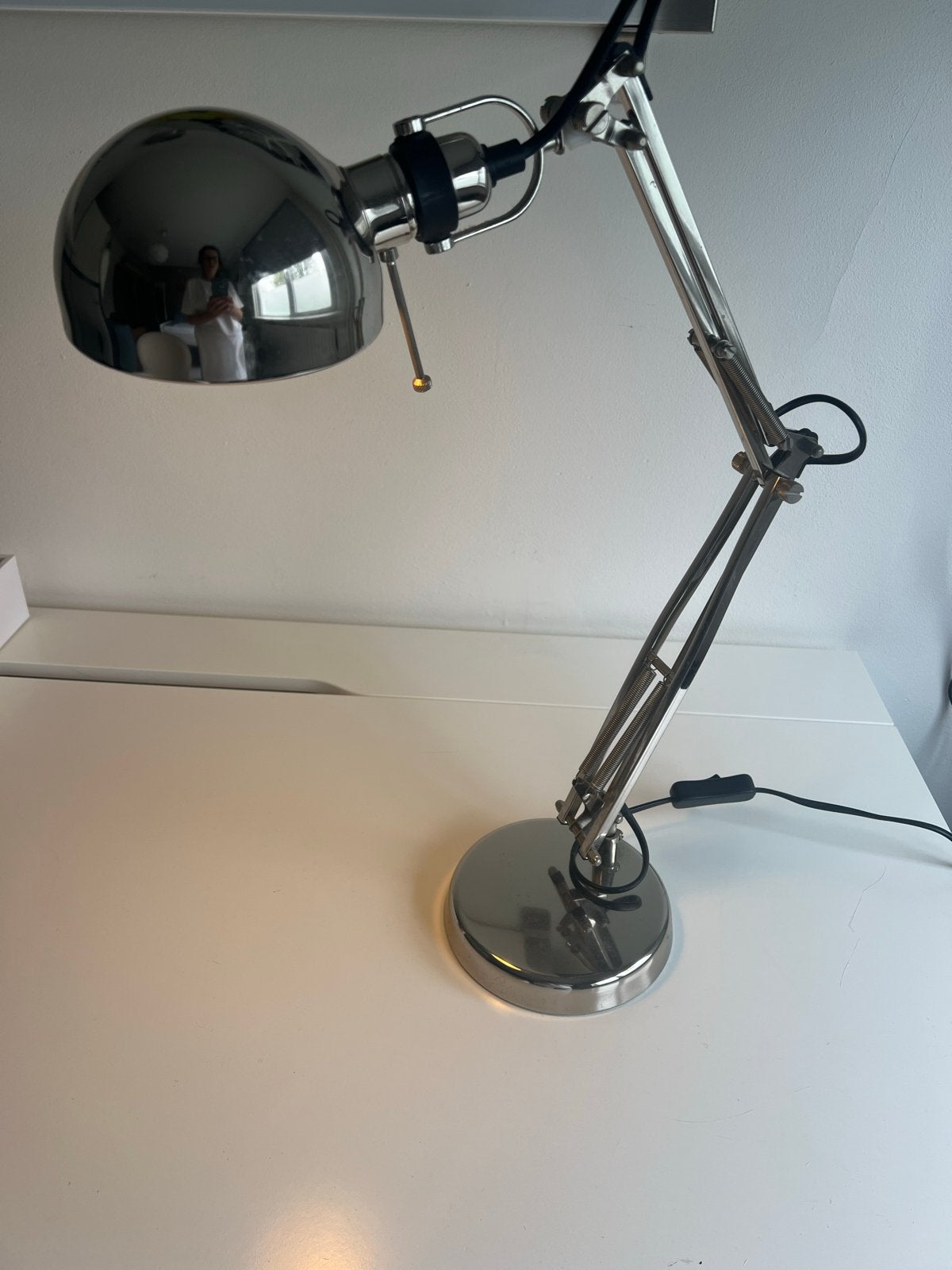 IKEA FORSA Bureaulamp - Verstelbaar en Stijlvol, Ophalen, Bureaulamp, Gebruikt, E14 (klein)