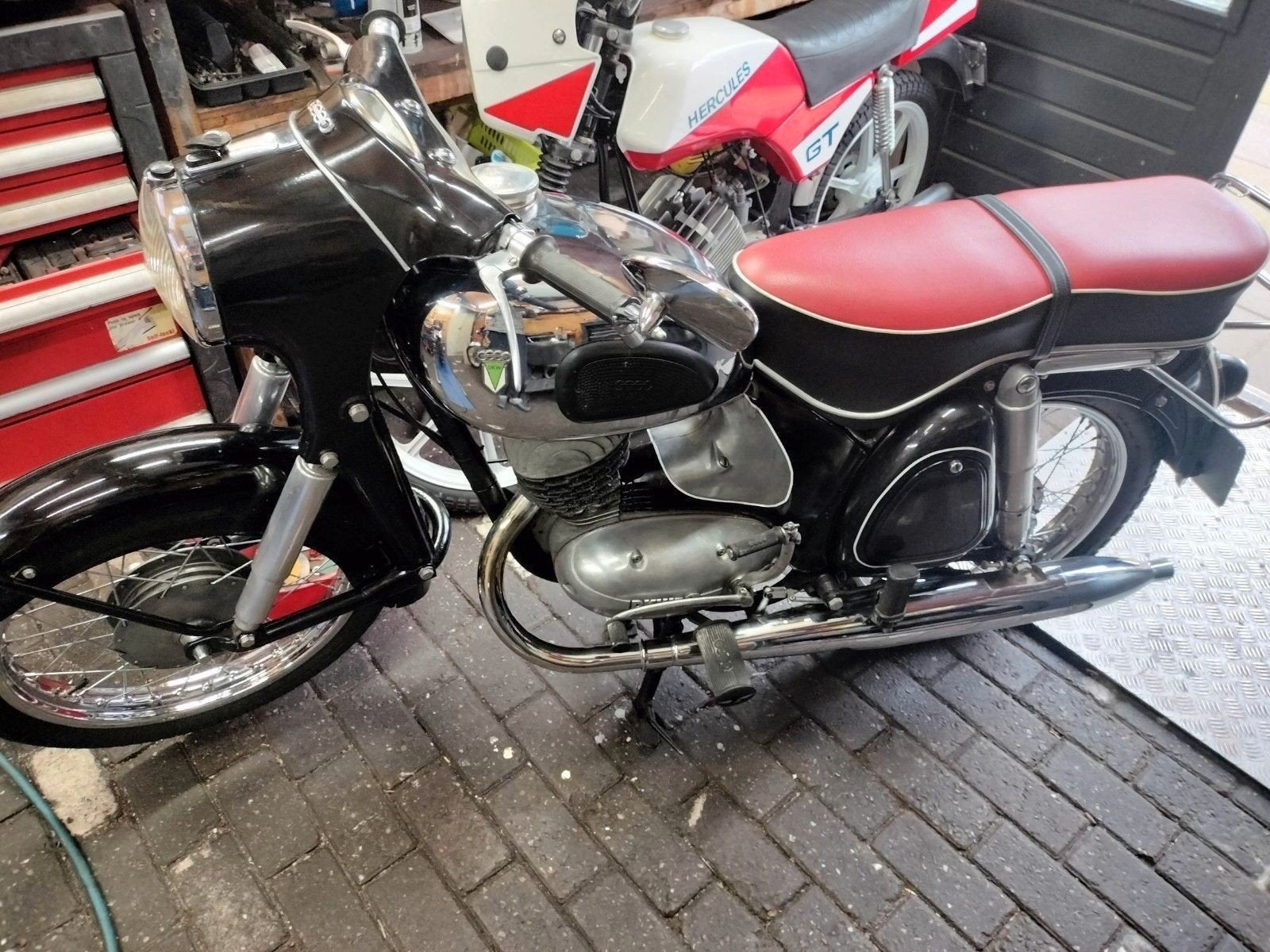 DKW 175 cc moto becane 125 cc heinkel Tourist, Motoren, Motoren | Oldtimers