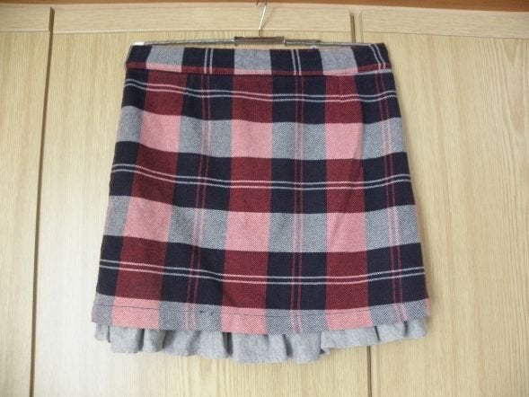 Warme acryl wollen geruite college rok LT 01 176 nieuwstaat, Kinderen en Baby's, Kinderkleding | Maat 176, Meisje, Ophalen of Verzenden