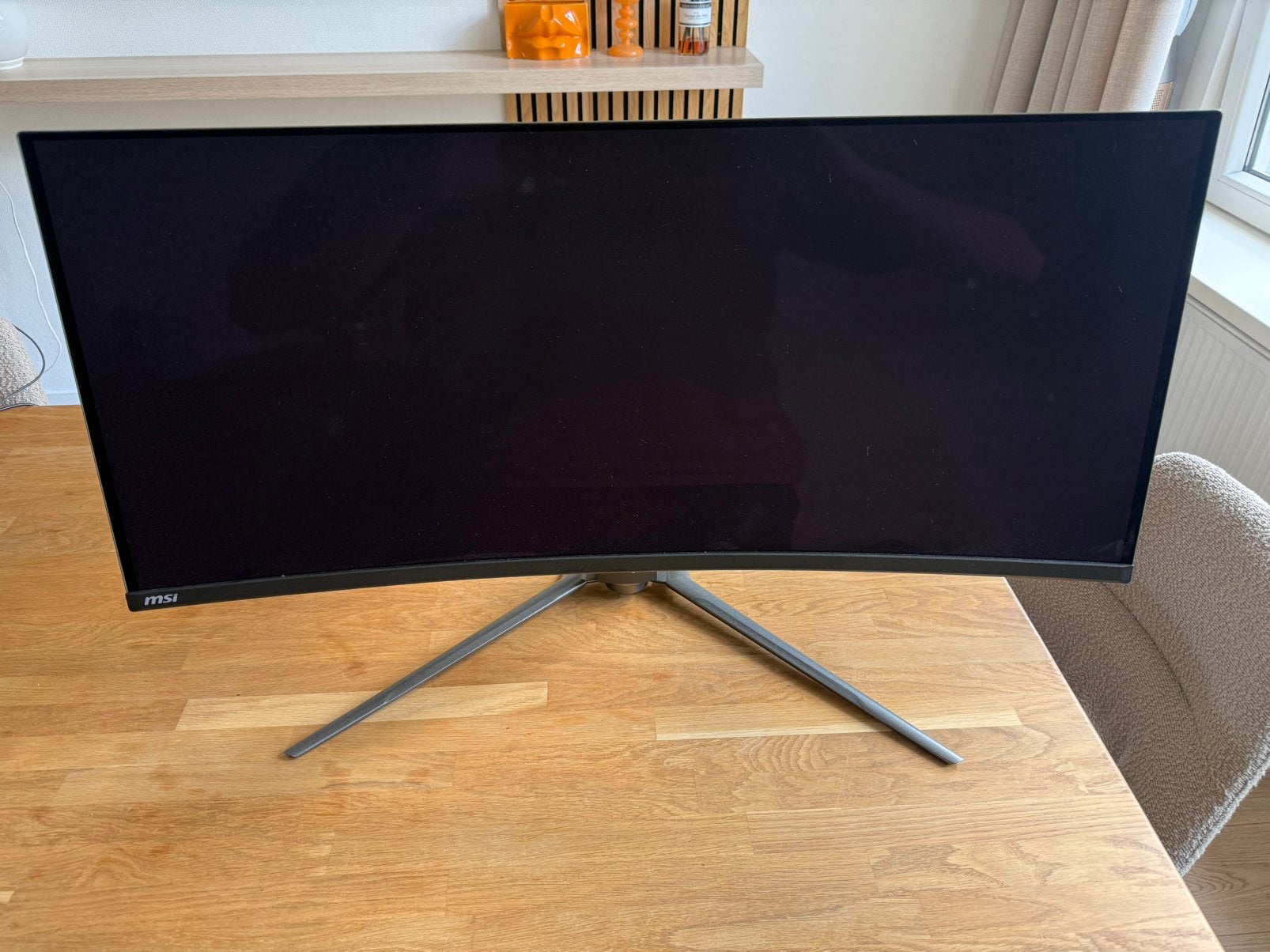 34” MSI gaming monitor Q-LED 175HZ, In hoogte verstelbaar, Minder dan 1 ms, Zo goed als nieuw, Overige typen