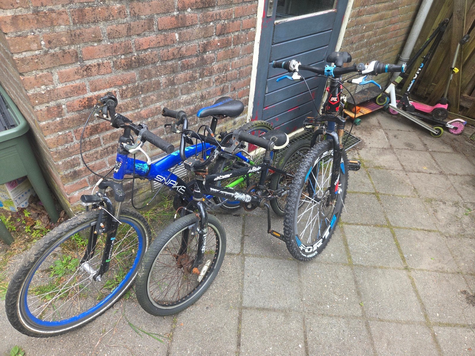 Gratis opknappers 3 fietsen, Ophalen, Gebruikt