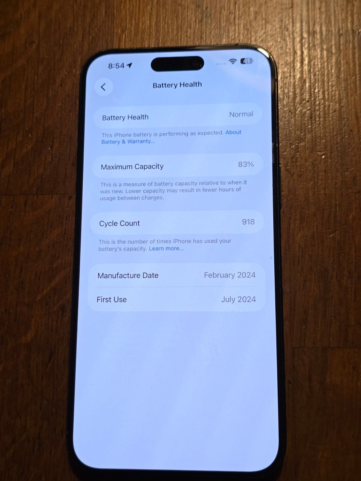 Foto 3 van Iphone 15 pro max 256GB