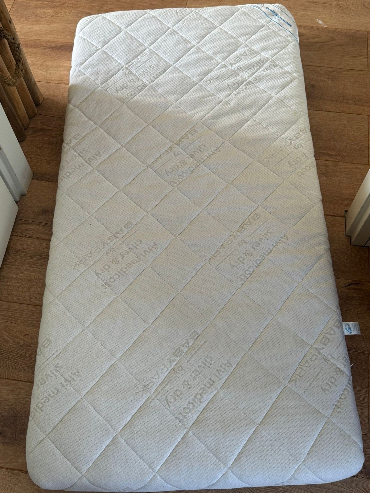 Babypark matras 70x140 - Zo goed als nieuw, 70 cm of minder, Ophalen of Verzenden, Zo goed als nieuw, Matras