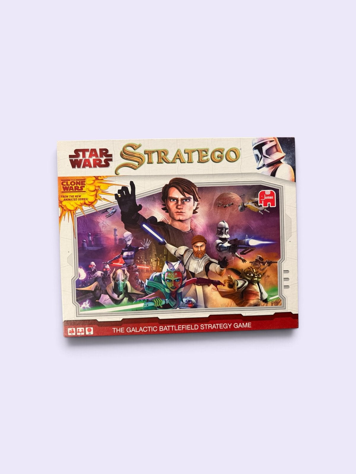 Star Wars Stratego Clone Wars Bordspel, Een of twee spelers, Ophalen of Verzenden, Gebruikt