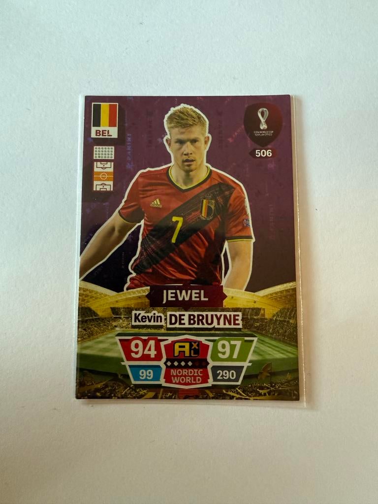 Kevin De Bruyne Panini Adrenalyn XL FIFA World Cup 2022 Kaar, Ophalen of Verzenden, Zo goed als nieuw, Buitenlandse clubs, Spelerskaart