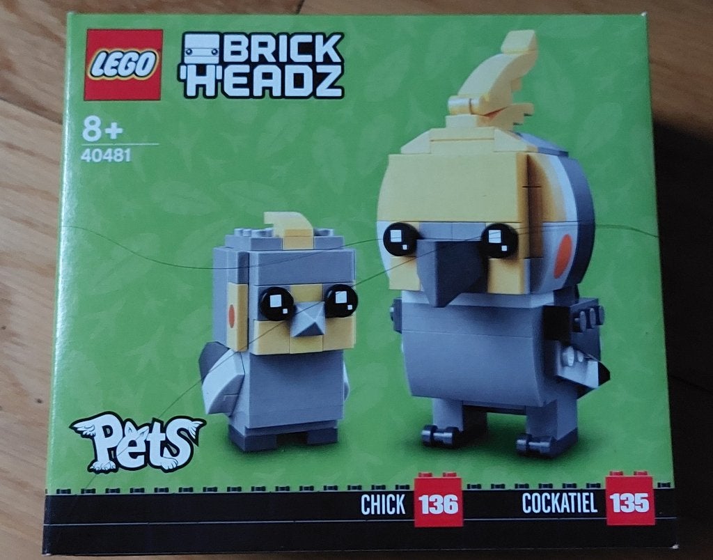 40481 valkparkiet  NIEUW, BrickHeadz, Lego, Overige typen, Nieuw