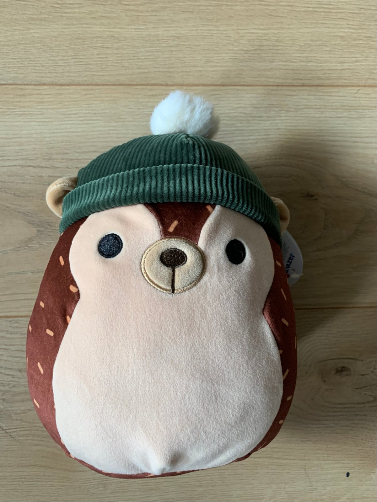 Squishmallow Hans egel 22 cm met label, Overige typen, Ophalen of Verzenden, Middelgroot (20 tot 80 cm), Squishmallow