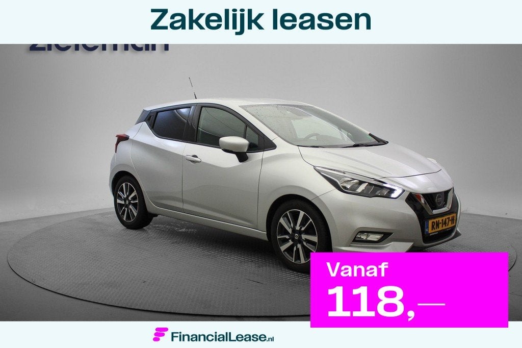 Nissan Micra 0.9 IG-T Business Edition - Navi, Camera, Cruis, Voorwielaandrijving, 525 kg, Met garantie (alle), 23 km/l