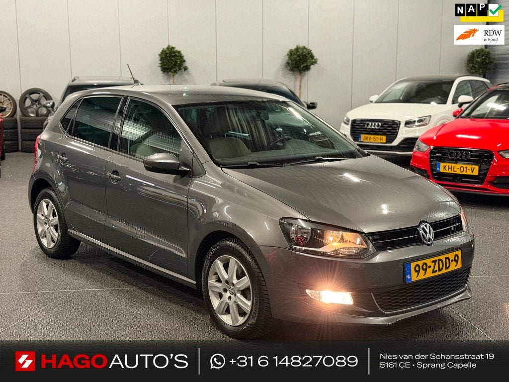 Volkswagen Polo 1.2 TSI Highline 2E-EIG/AIRCO/NAVI/CRUISE/BT, Voorwielaandrijving, Euro 5, Stof, Beige