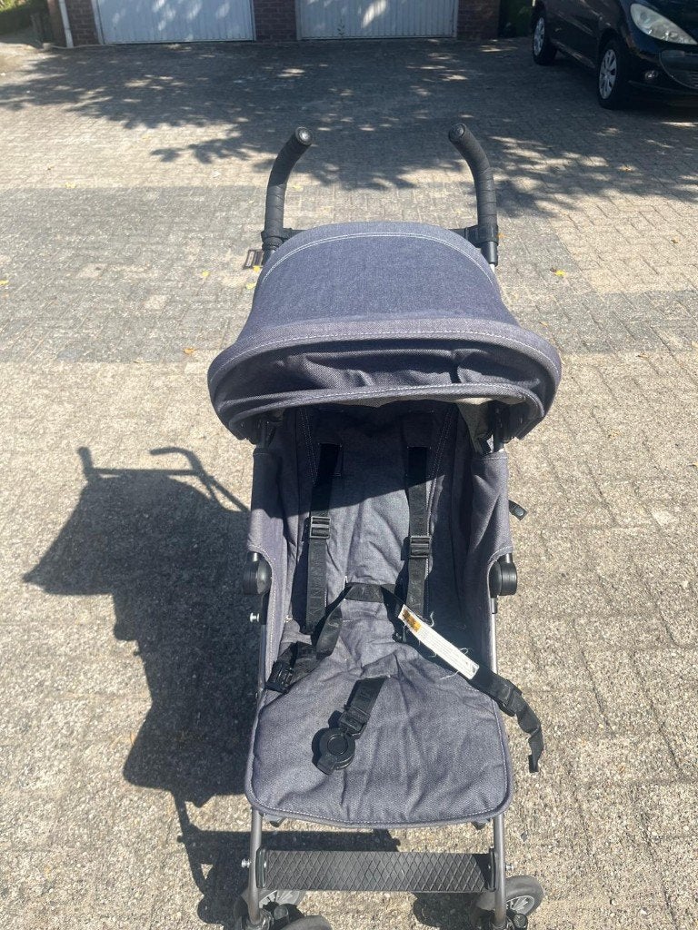 Maclaren buggy inclusief reistas én regencape, Ophalen, Gebruikt, Maclaren, Verstelbare rugleuning