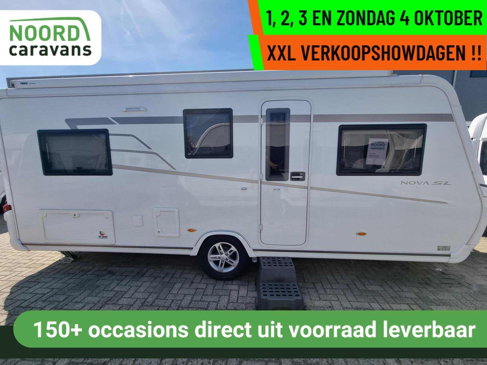 Eriba NOVA - XXL VERKOOPSHOW 1,2,3 & 4 OKT. 10-17 UUR, Rondzit, 7 tot 8 meter, Bedrijf, Eriba