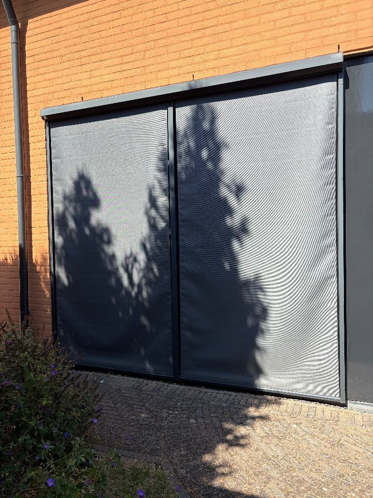 Screens, Tuin en Terras, Zonneschermen, Ophalen, Gebruikt, Elektrisch, 150 tot 300 cm
